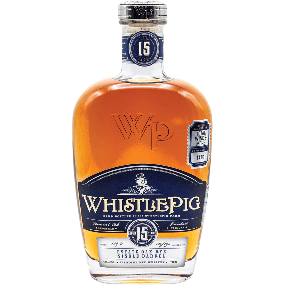 WhistlePig 15 Yr Rye Cask Strength Barrel Select